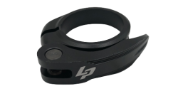 LP sadulaposti klamber, 34.9mm, must