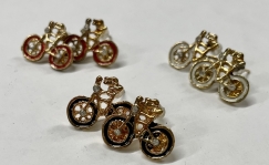 Kõrvarõngad jalgratastega