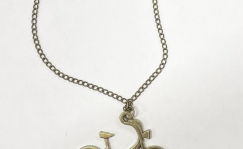 Kaelakett jalgrattaga