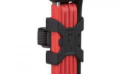 ABUS Bordo 6055K LITE Lock, 85 cm, Red